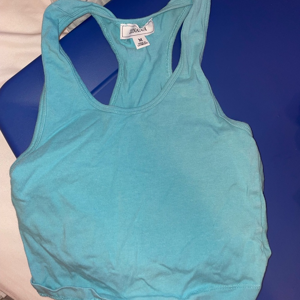 Halter cropped tank tops